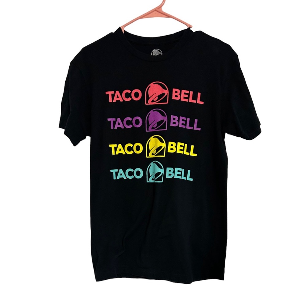 Taco Bell T-shirt Womens‎ Medium Black.